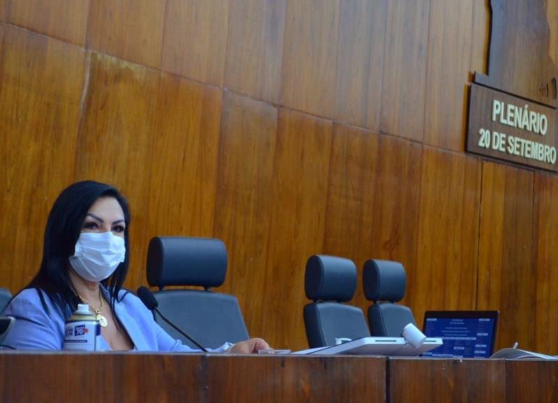 Kelly Moraes assume a presidência da Assembleia Legislativa 